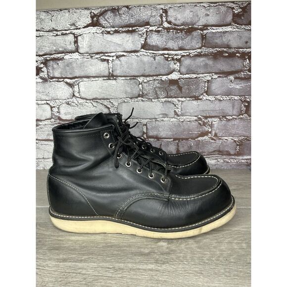 Red Wing Boots 9075 Harley Ninja Genuine Black Leather Lace Up Men’s 11D US/44EU main image 11